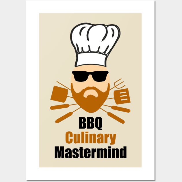 BBQ Culinary Mastermind Wall Art by learntobbq